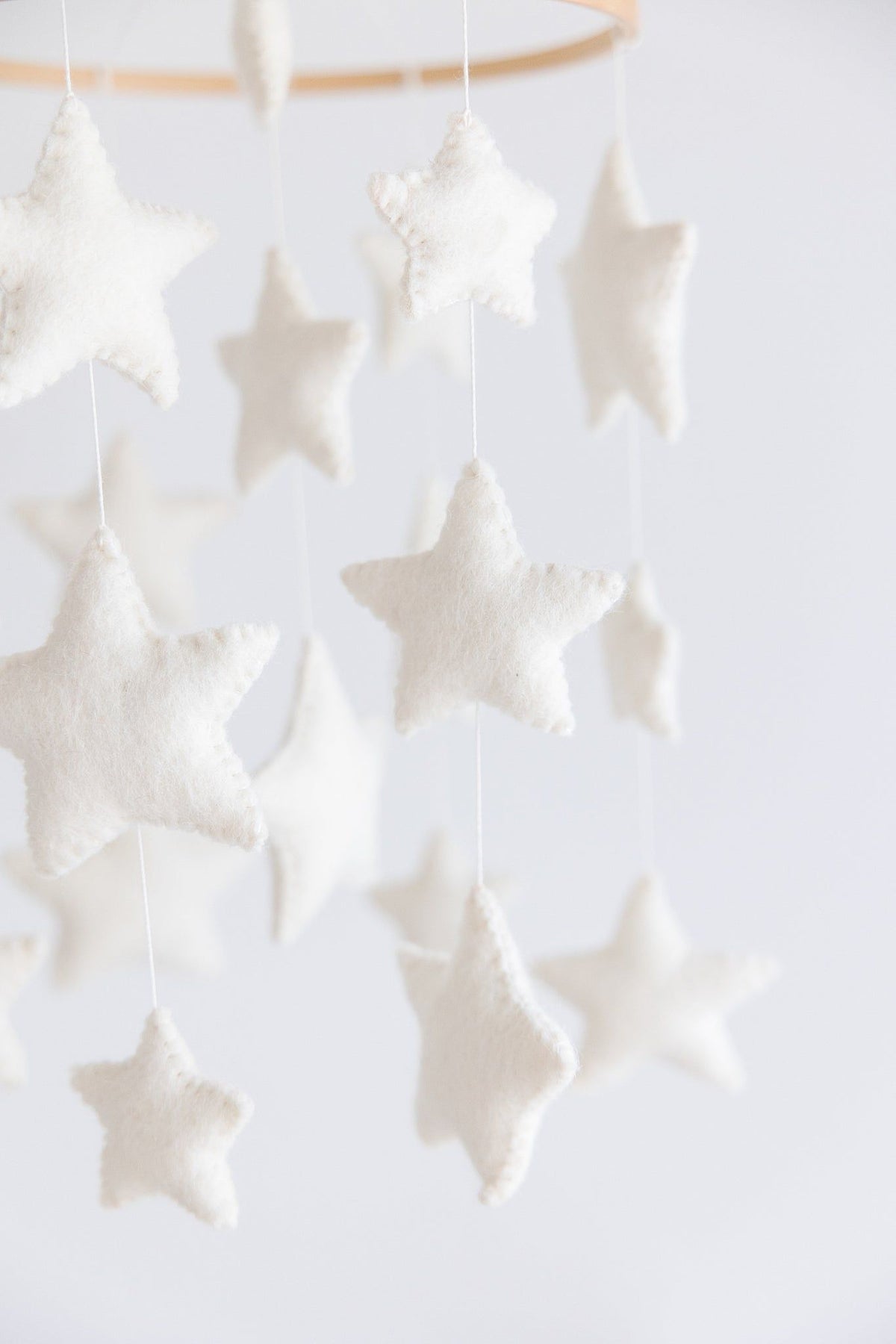 Stars Crib Mobile (white)