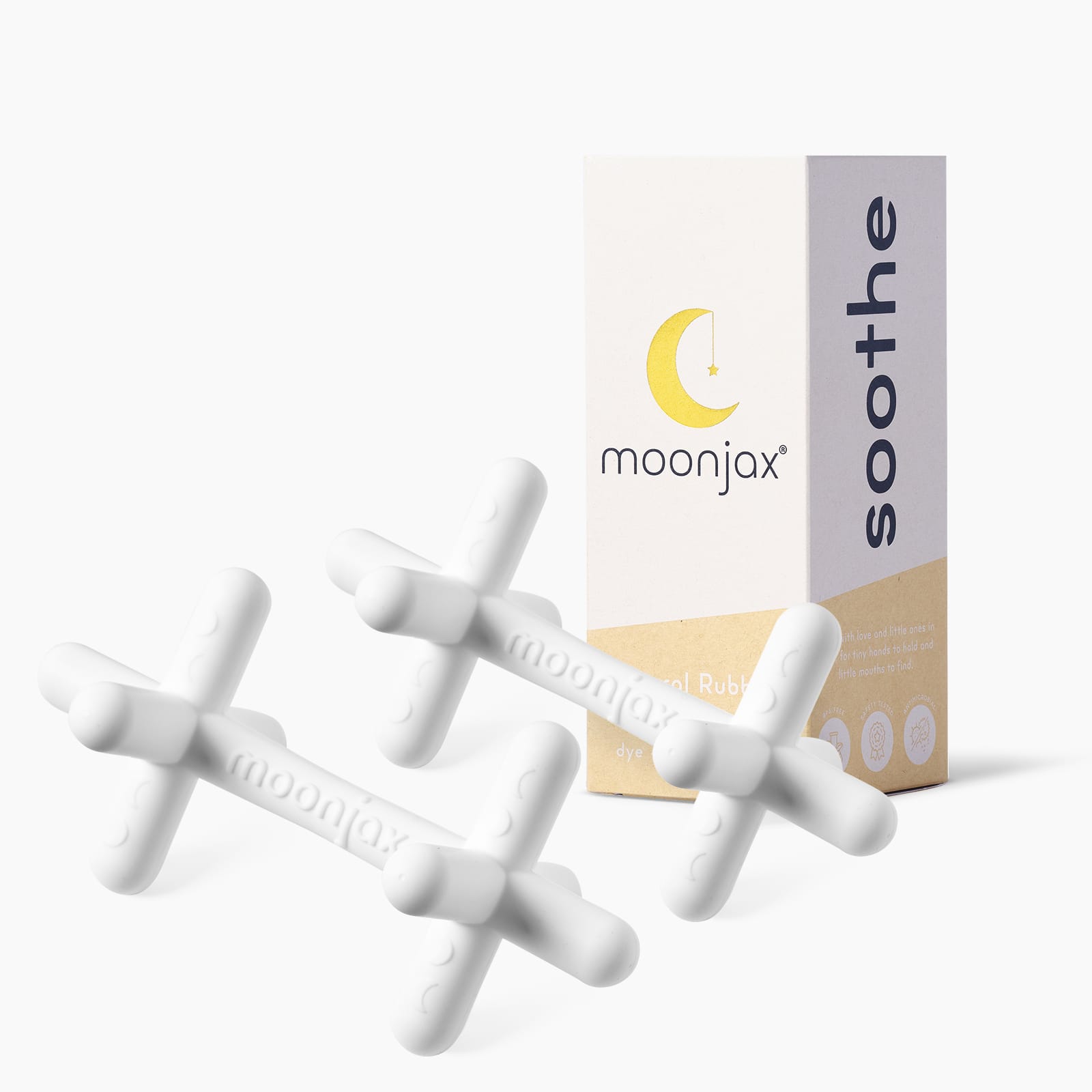 2-pack Mix & Match Patented Moonjax® Best Baby Teethers