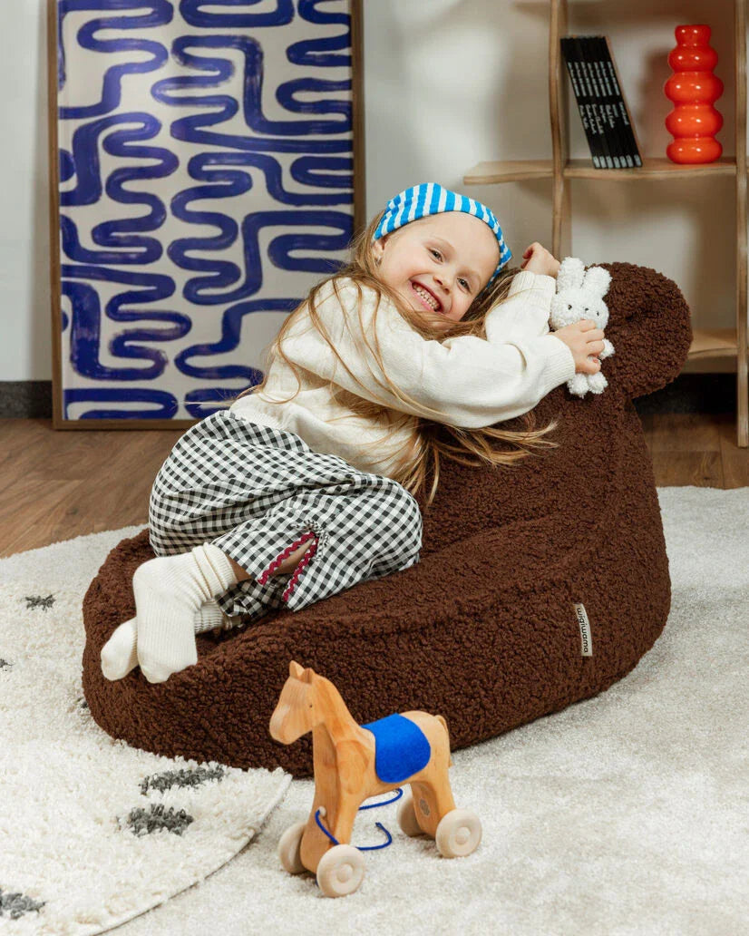 Warm Hazel Bear Beanbag