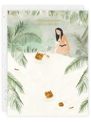 Wild Child - Seeded Birthday Card