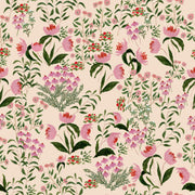 Wild French Garden In Blush- Fabric
