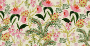 Wild French Garden In Chartreuse Fabric Swatch