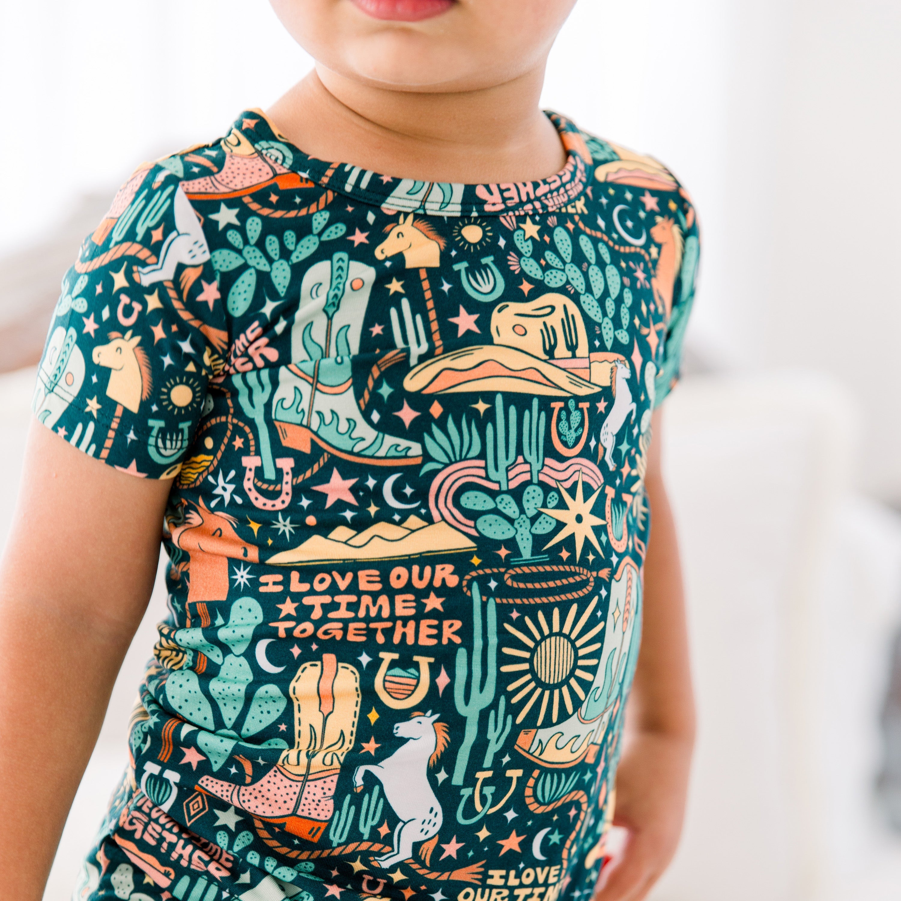 The Second-skin 2-piece Short Sleeve Pajama | Wild West