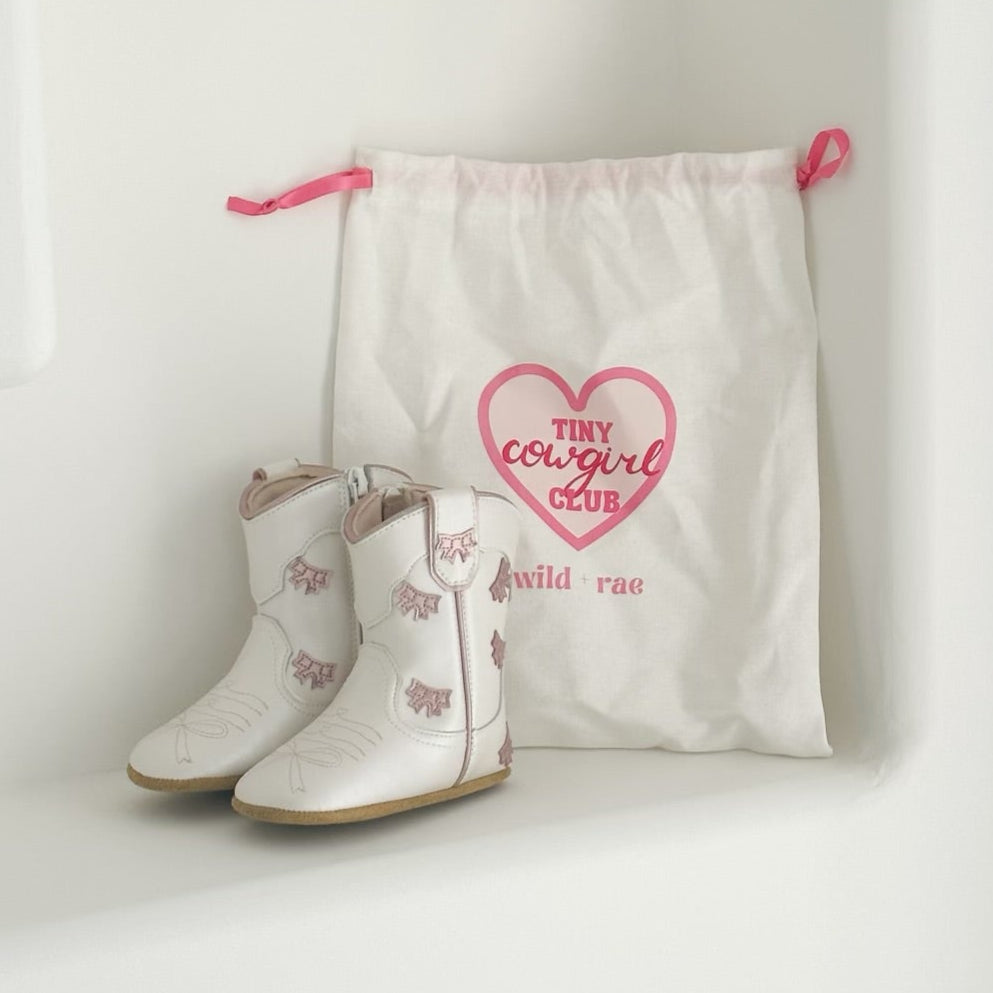 Cowgirl Bow Baby Bootie