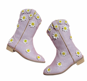 Cowgirl Lilac Oopsie Daisy Boots