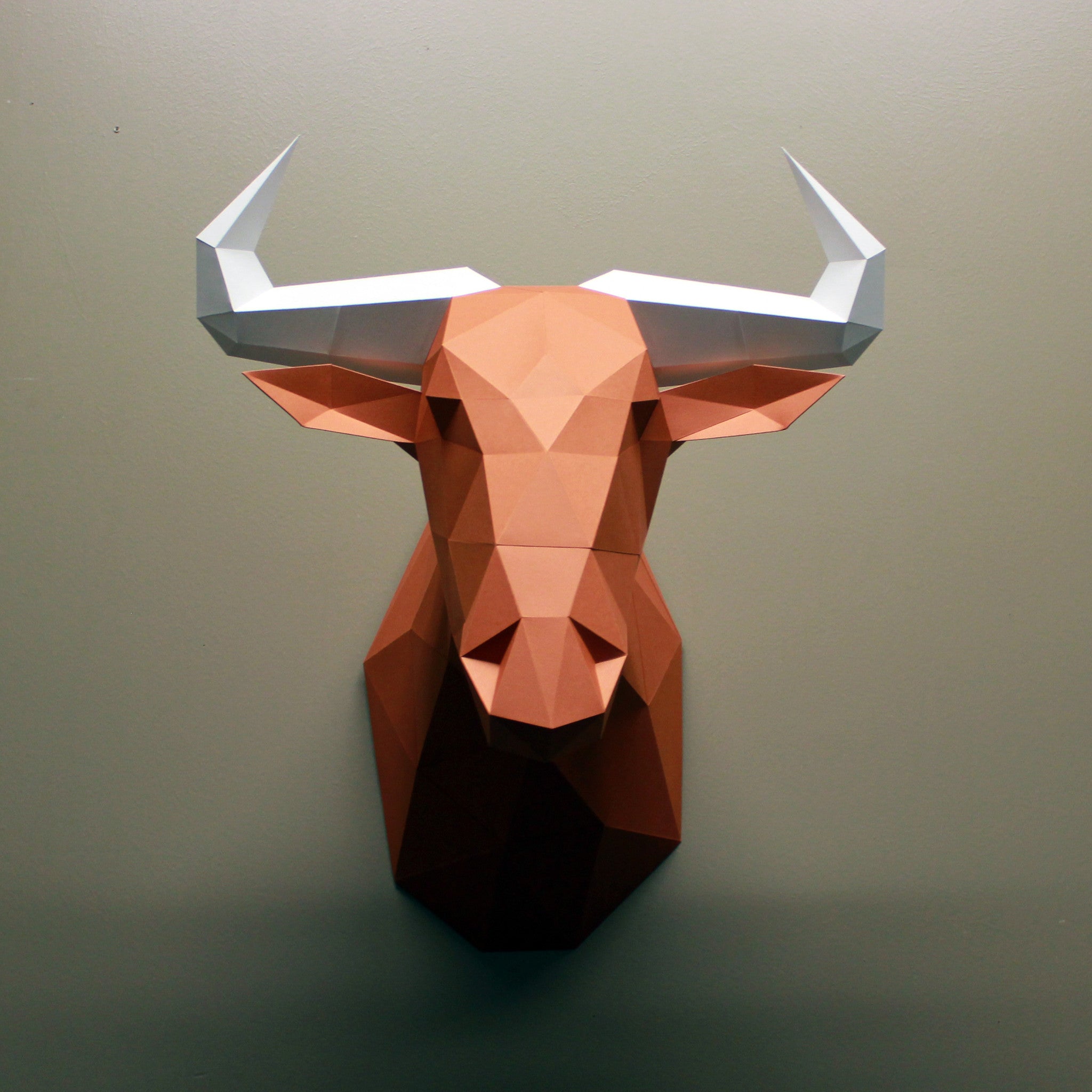 Gerard The Wildebeest | Diy Paper Craft Animal Kit