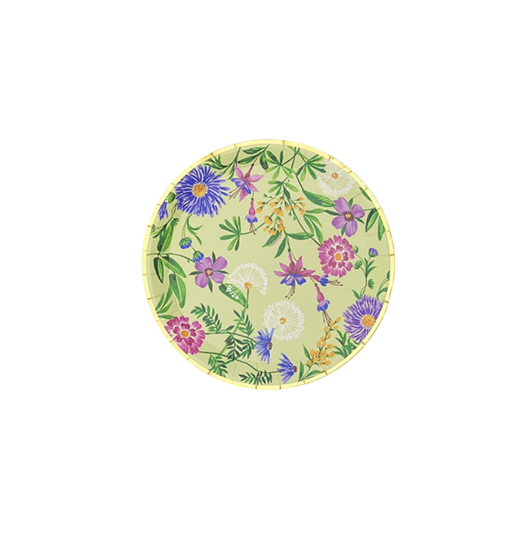 Wildflowers Small Plates (10 Per Pack)