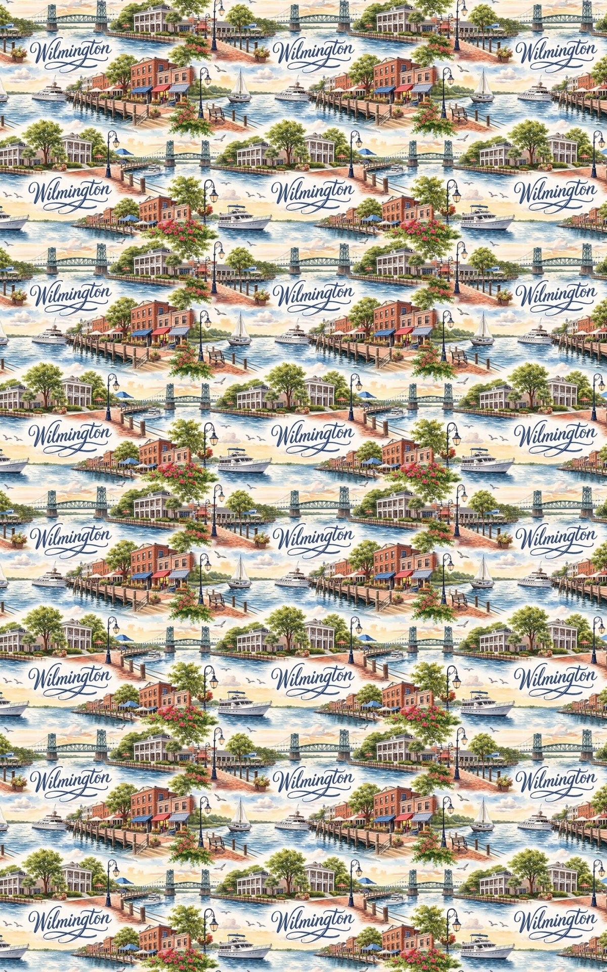 Wilmington Coastal Colonial Wrapping Paper