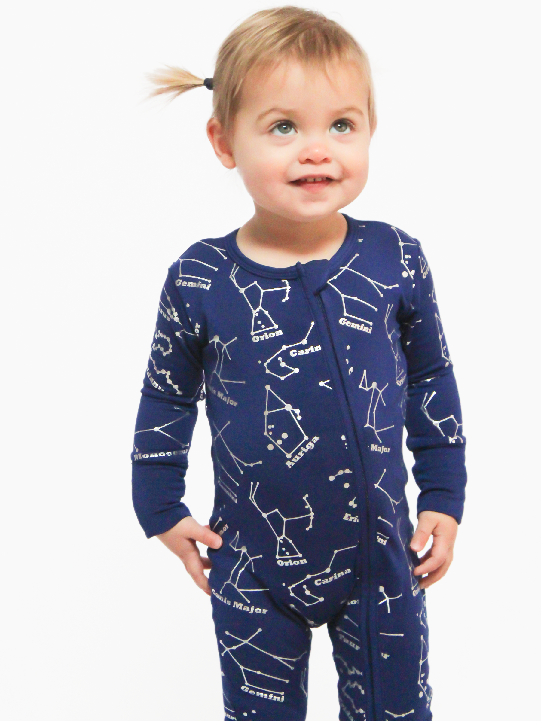 Night Sky Zip Romper