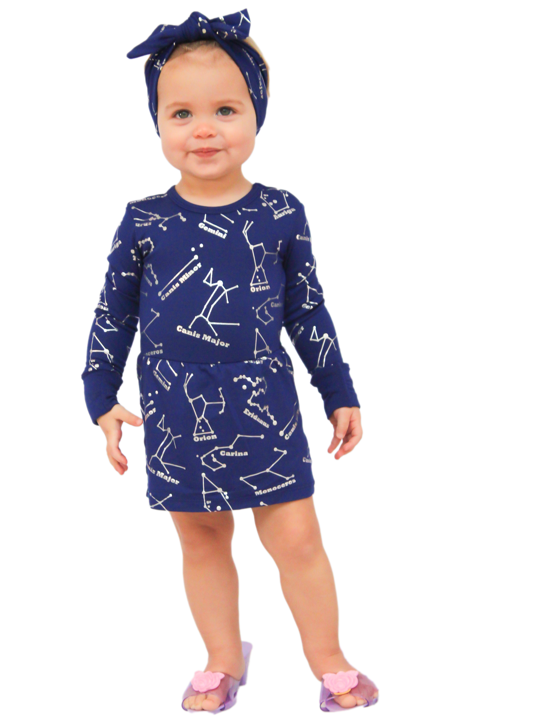 Night Sky Baby Ballerina Dress