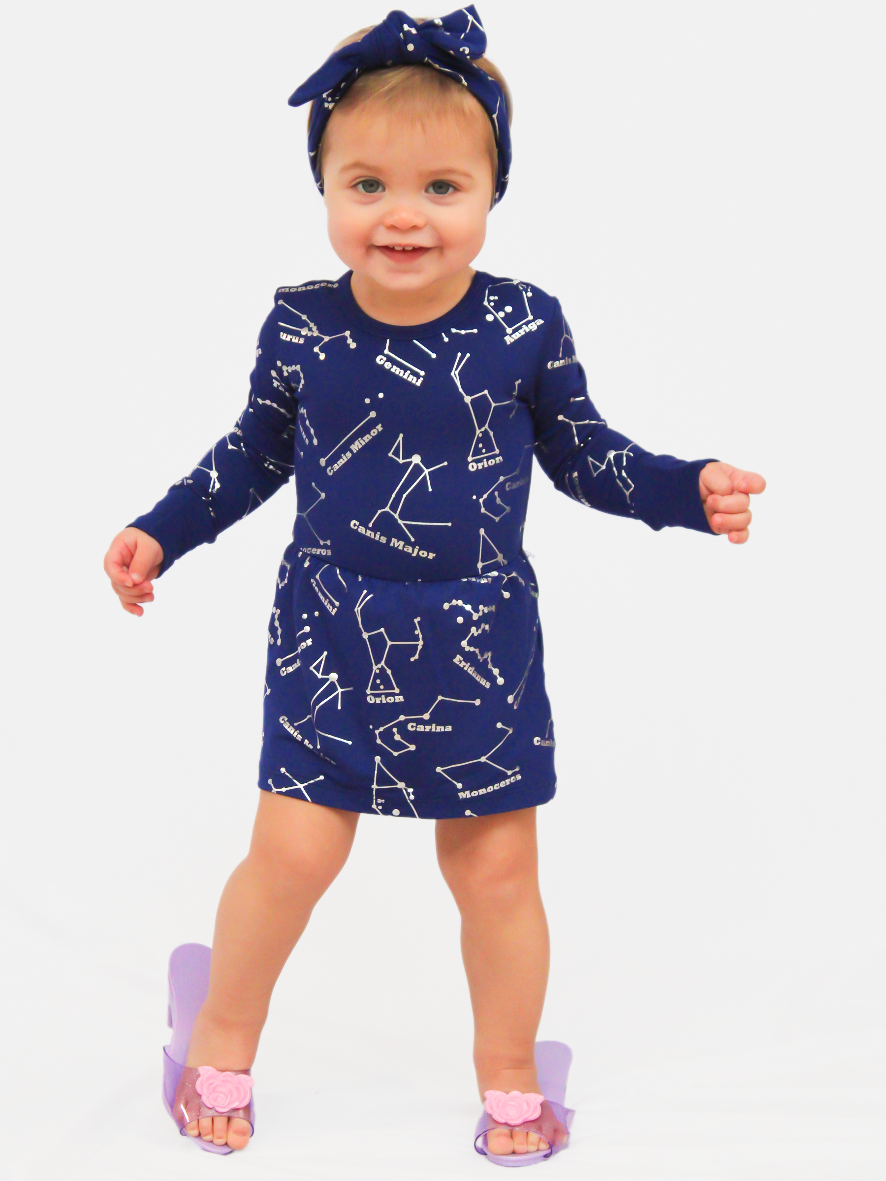 Night Sky Baby Ballerina Dress