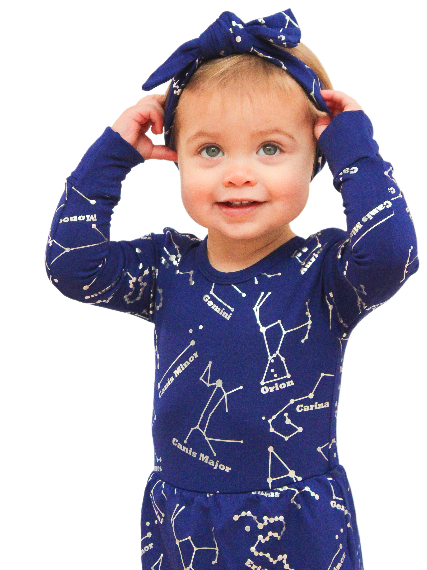 Night Sky Baby Ballerina Dress