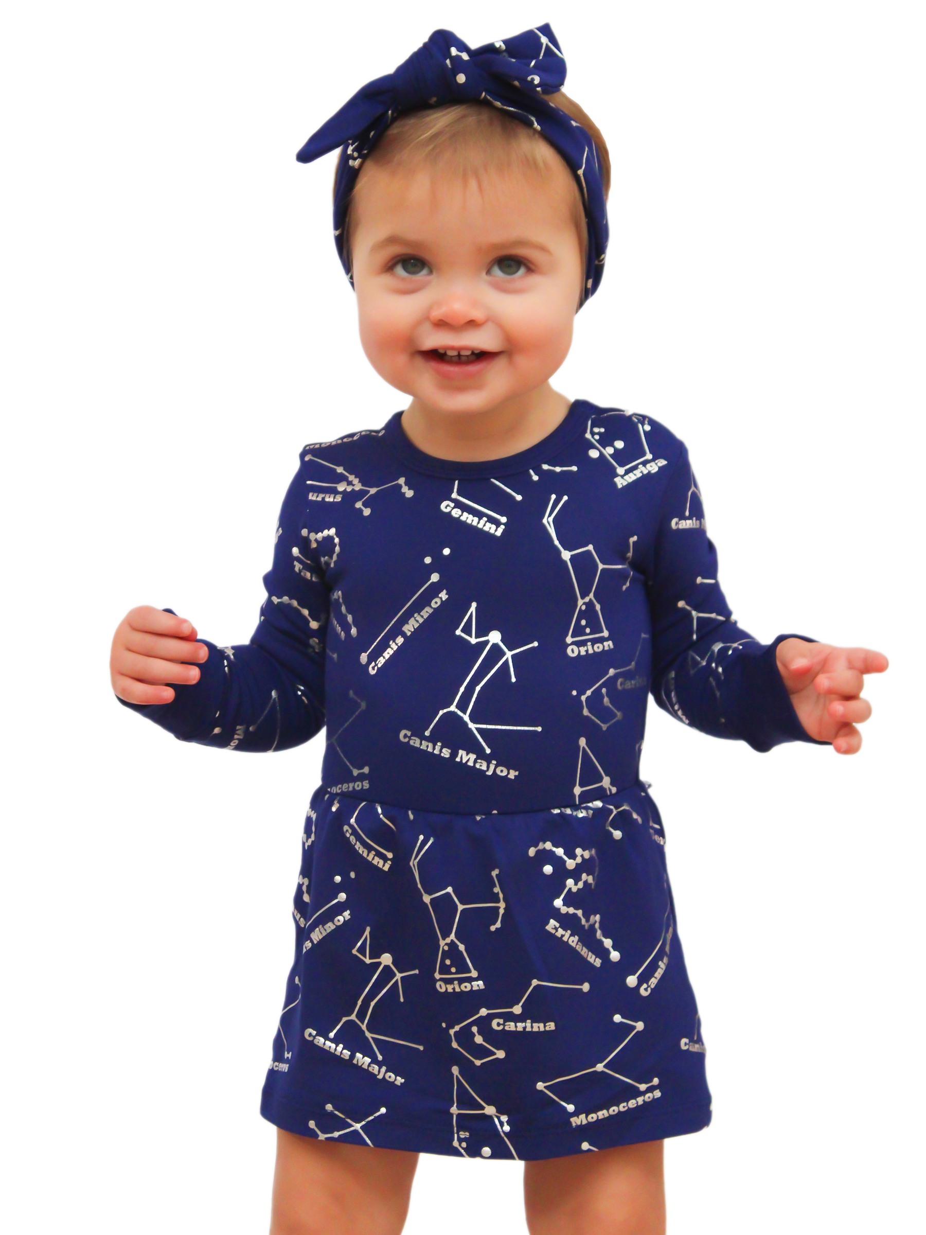 Night Sky Baby Ballerina Dress