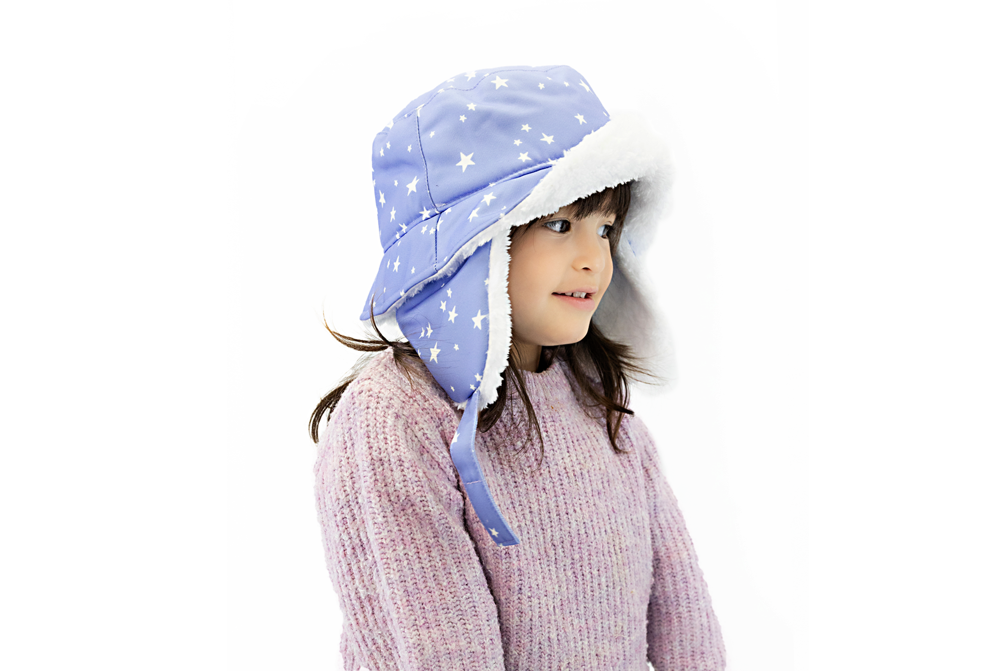 Toddler/kids Winter Bucket Hat - Stars