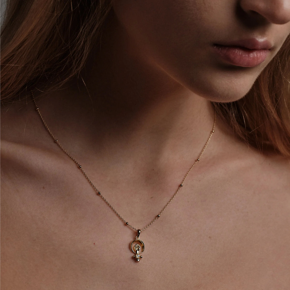 Woman Power Necklace