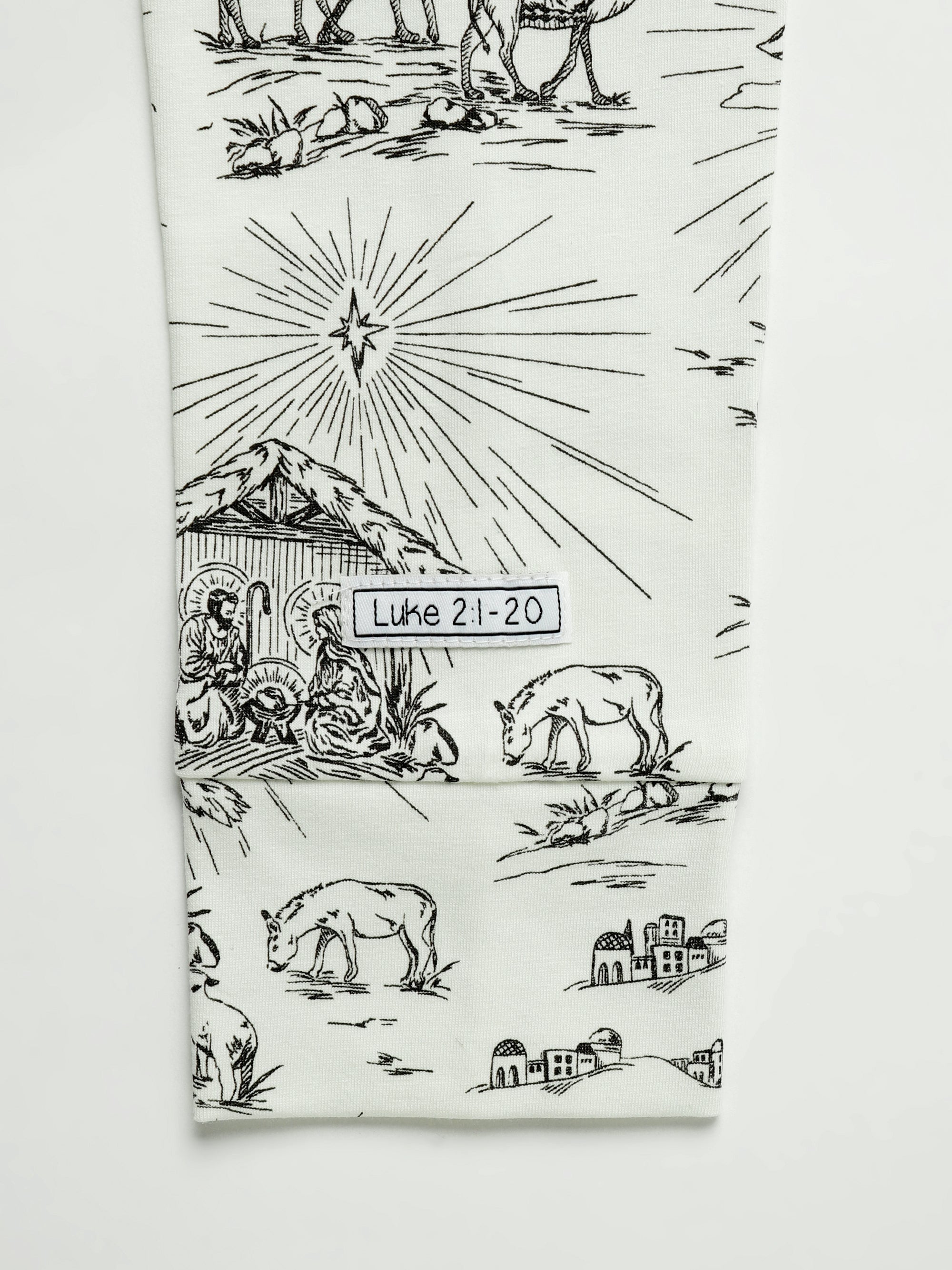 O Little Town Of Bethlehem Womens Jogger Pj Set Cotton