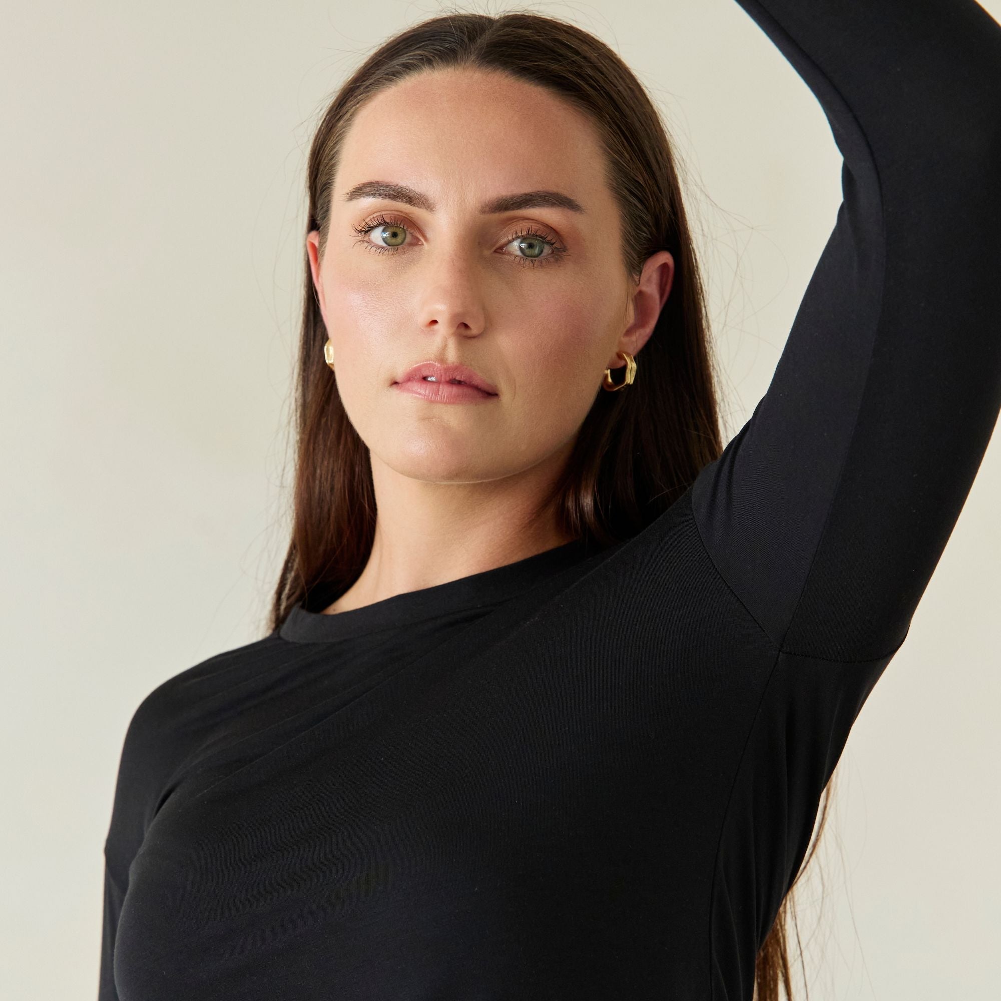 Womens Ultra Soft Tencel™ Micro Modal Long Sleeve Thumb-tee
