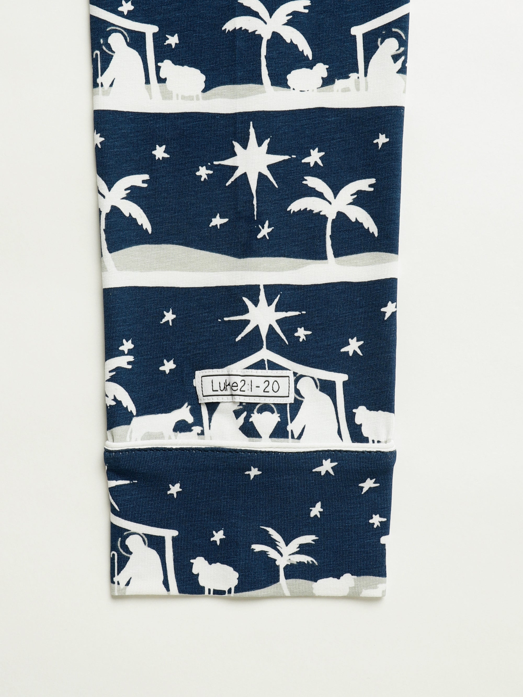 Starry Night Womens Notch Collar Pj Set Cotton