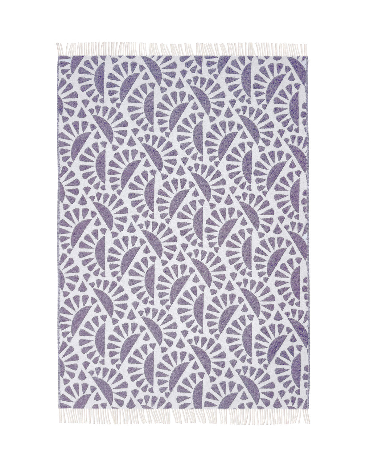 Blanket Moooi Woodblock Beetle Plum Cream