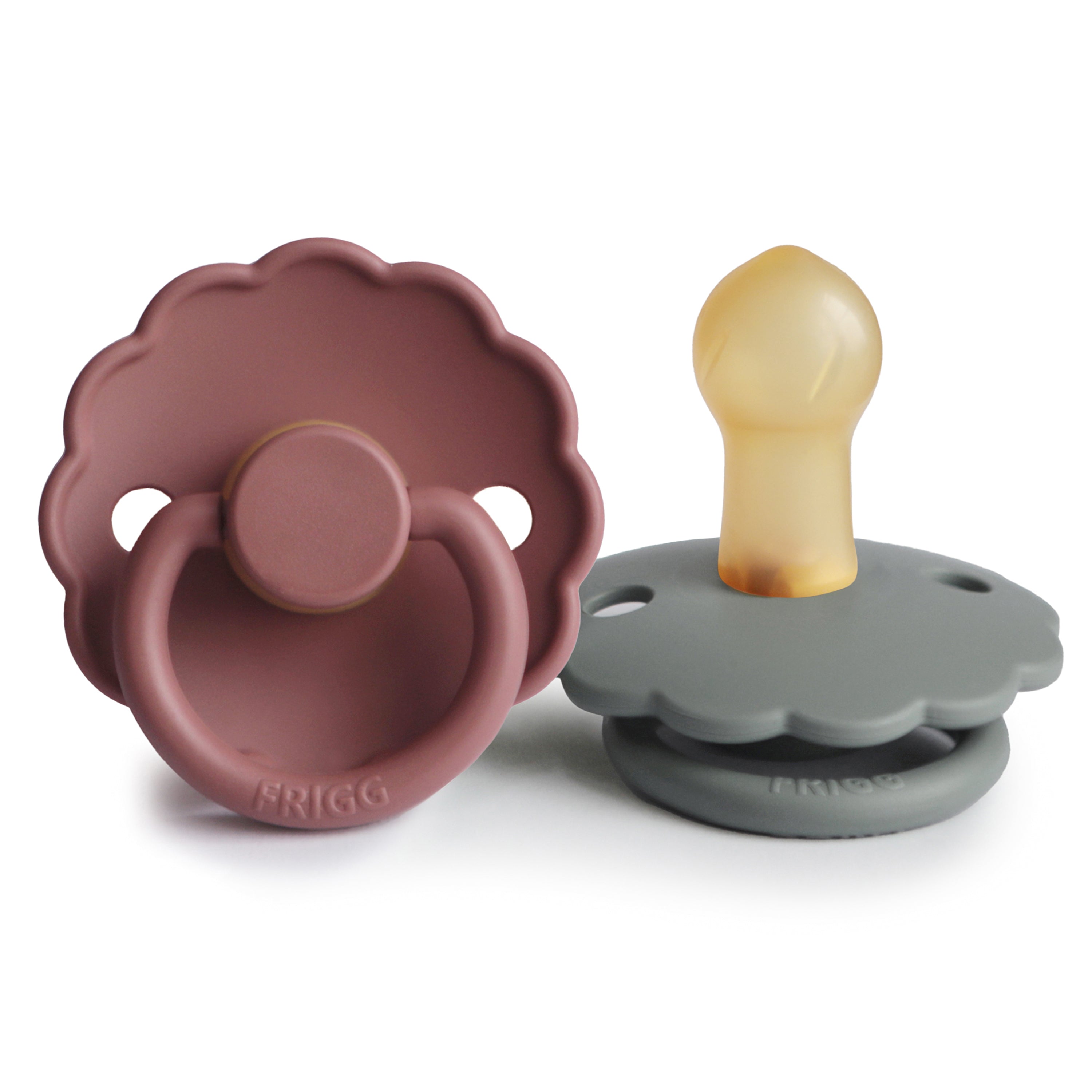 Frigg Daisy Natural Rubber Pacifier 2-pack