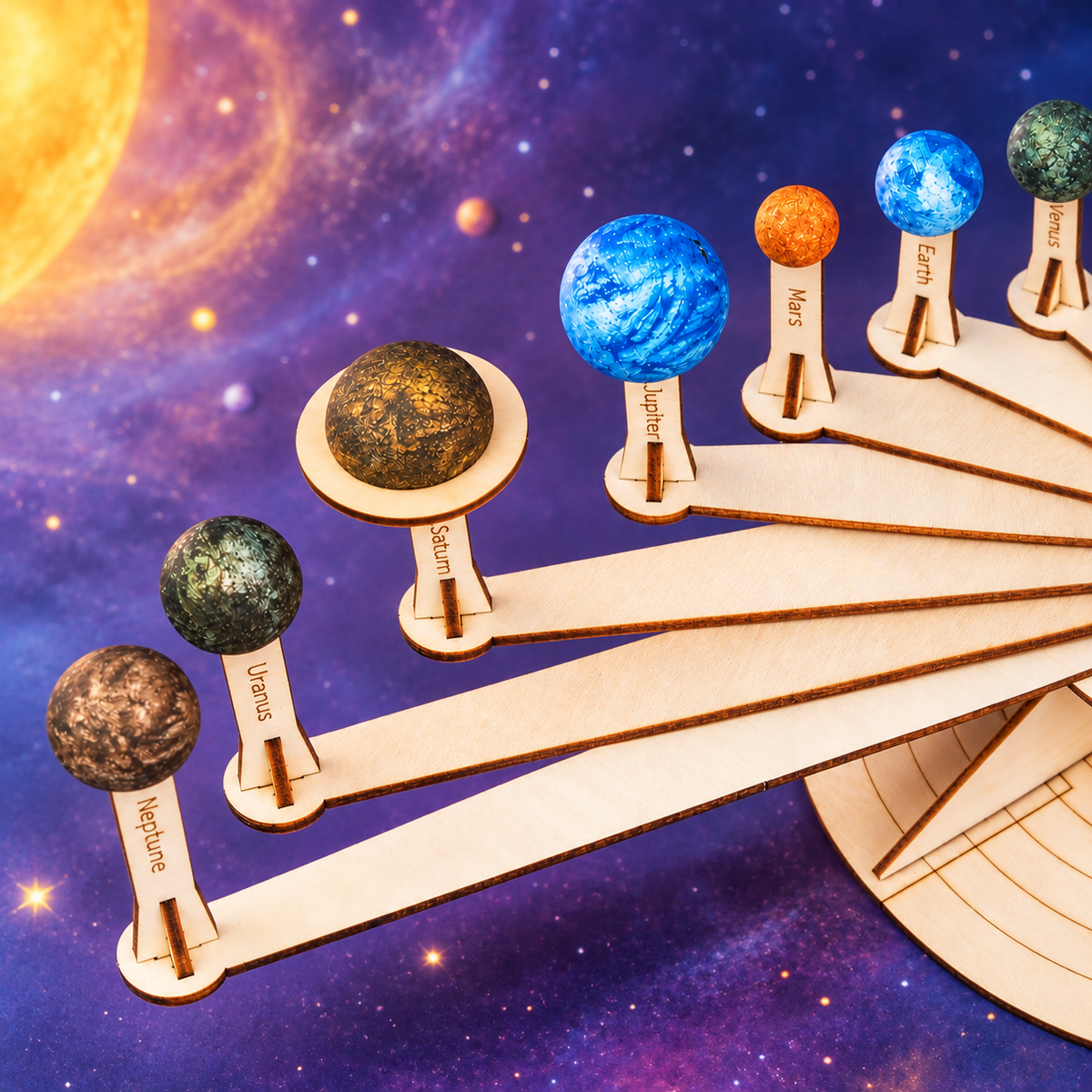 Solar System Model STEM Kit — Build the Planets in Orbit