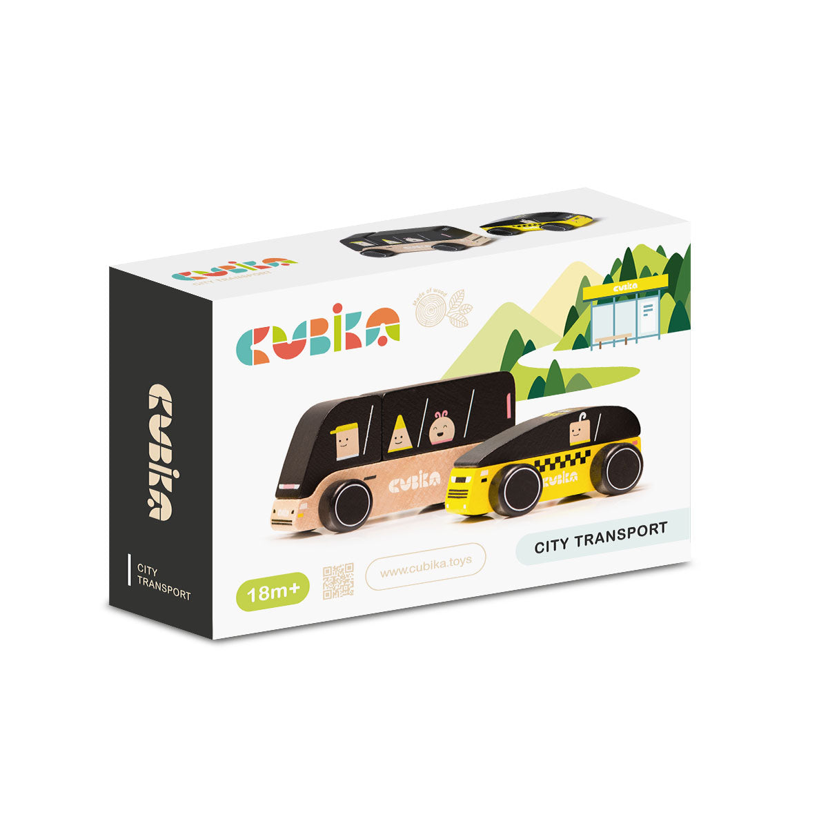 Wise Elk/cubika Wooden Toy - City Transport