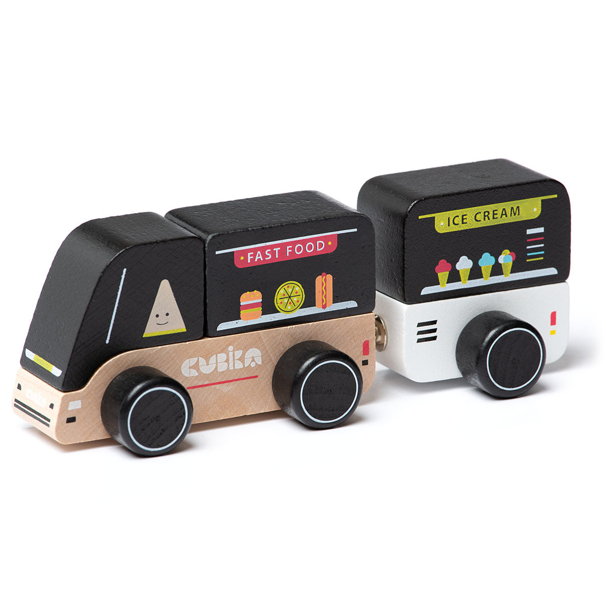 Wise Elk/Cubika Wooden toy - Food truck by Wise Elk