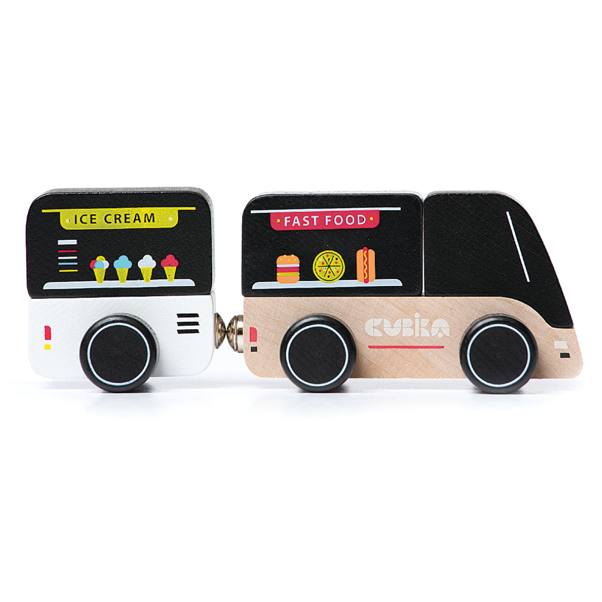 Wise Elk/Cubika Wooden toy - Food truck by Wise Elk