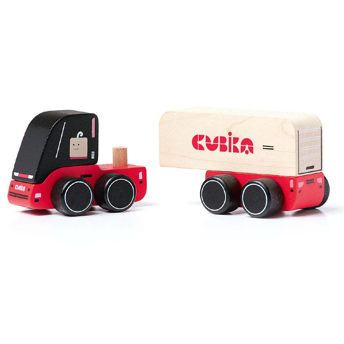 Wise Elk/Cubika Wooden toy - Truck Cubika 2 by Wise Elk