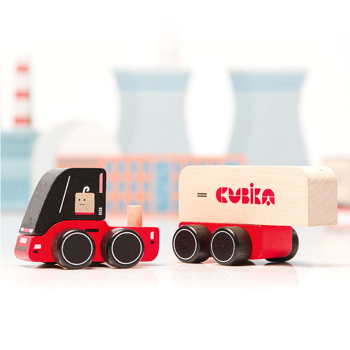 Wise Elk/Cubika Wooden toy - Truck Cubika 2 by Wise Elk