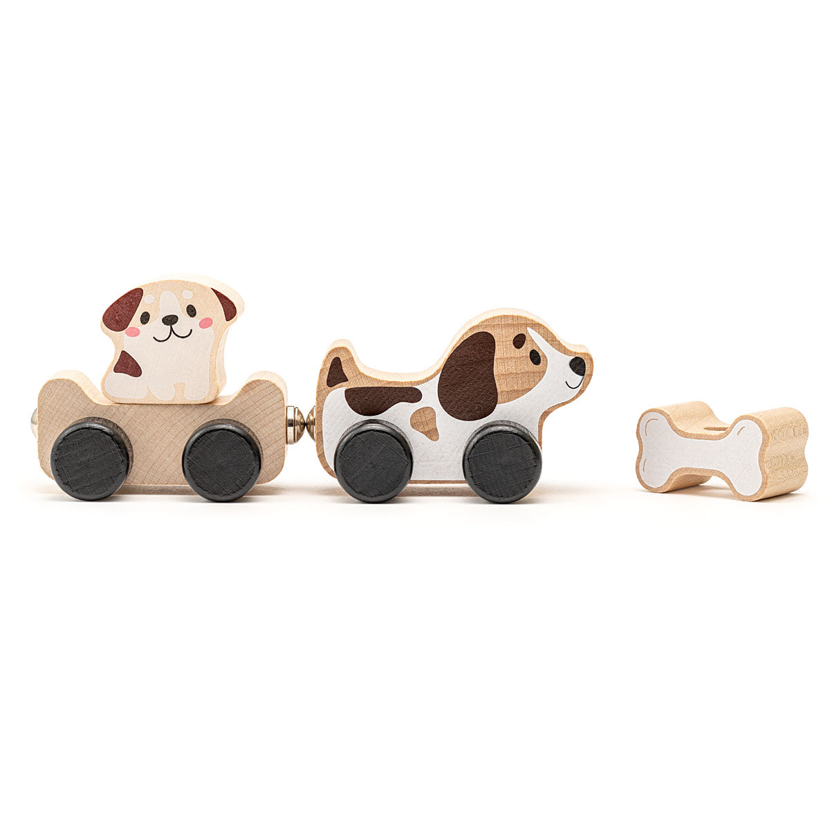 Wise Elk/Cubika Wooden Toy - Clever Puppies by Wise Elk