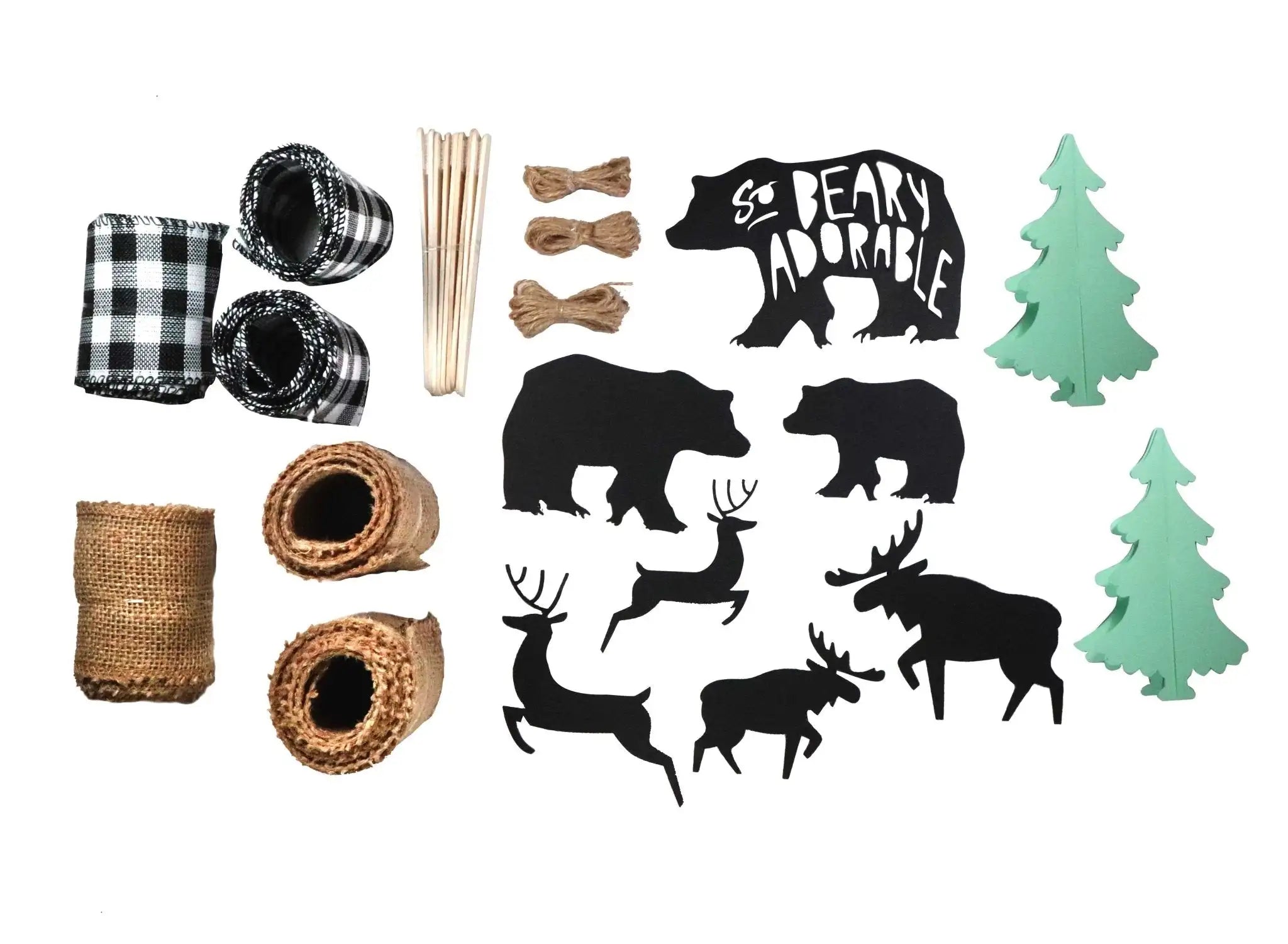 Woodland Diaper Cake Kit