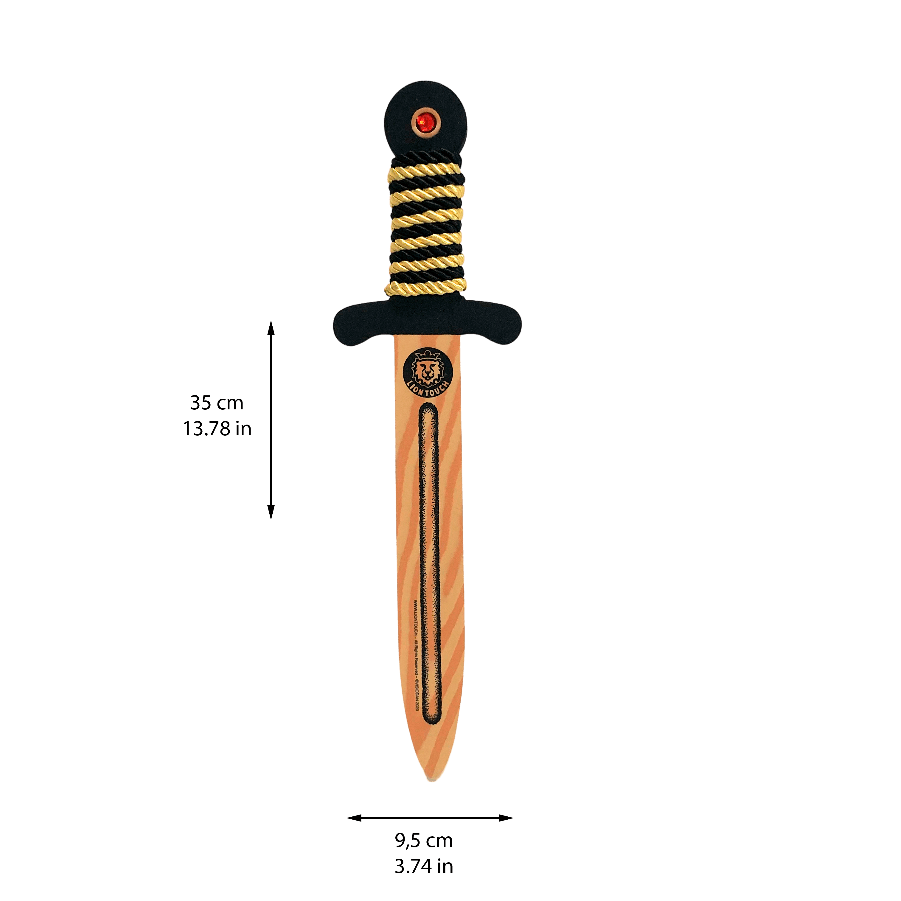 Woodylion Mini Sword · Gold/black