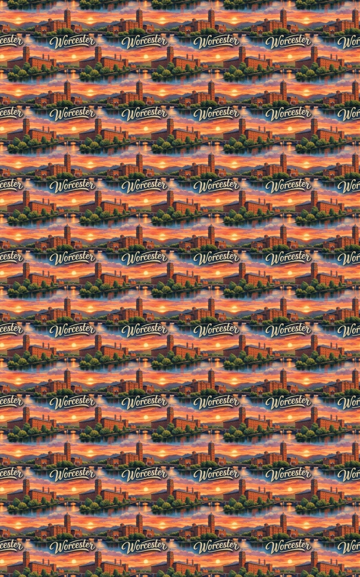 Worcester Mill Revival Wrapping Paper
