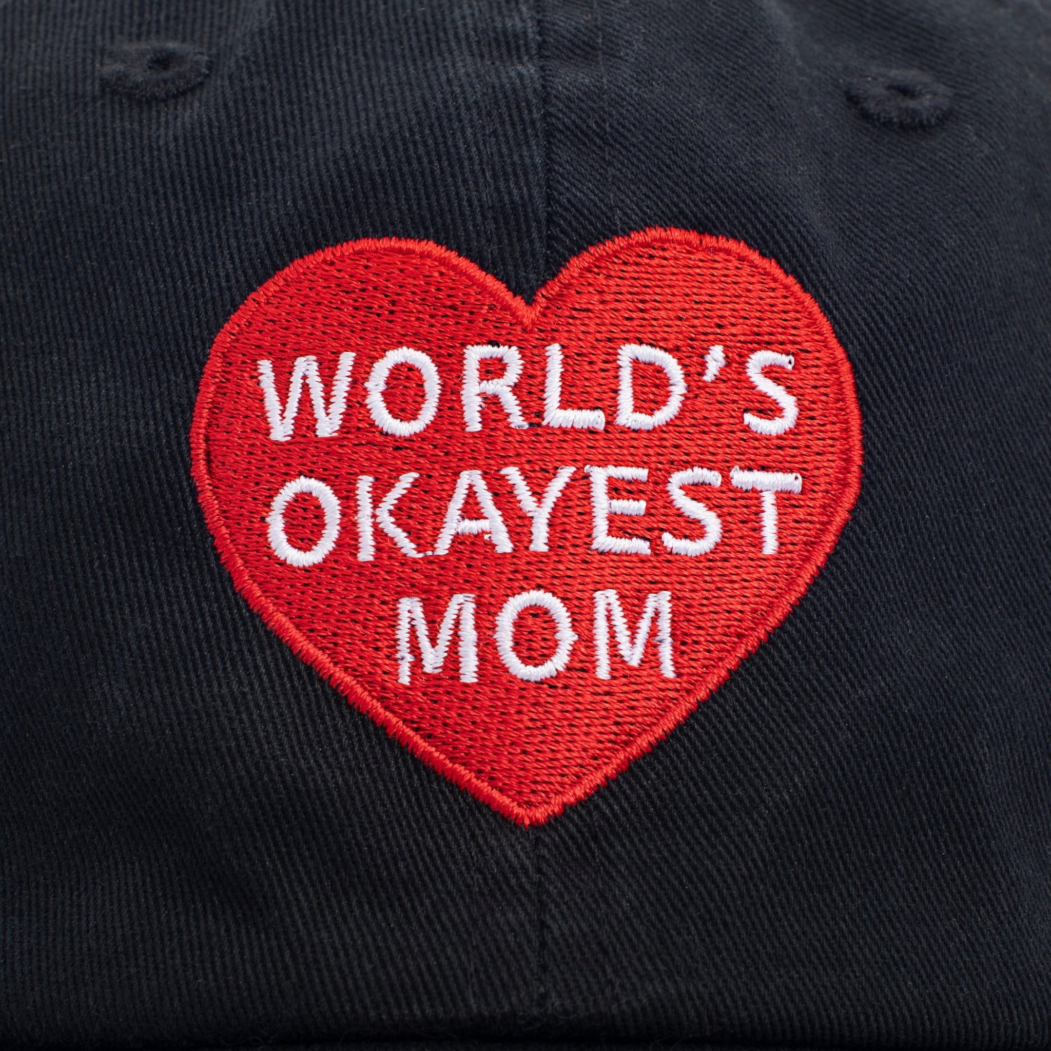 World's Okayest Mom Baseball Hat