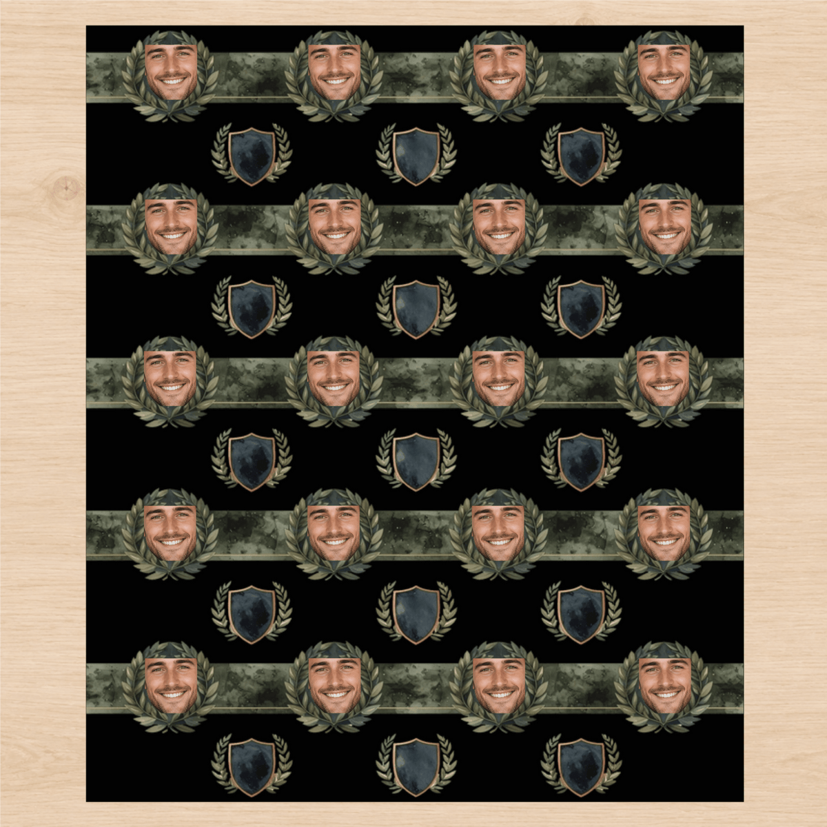 Personalized Distinguished Service Wrapping Paper | Custom Gift Wrap