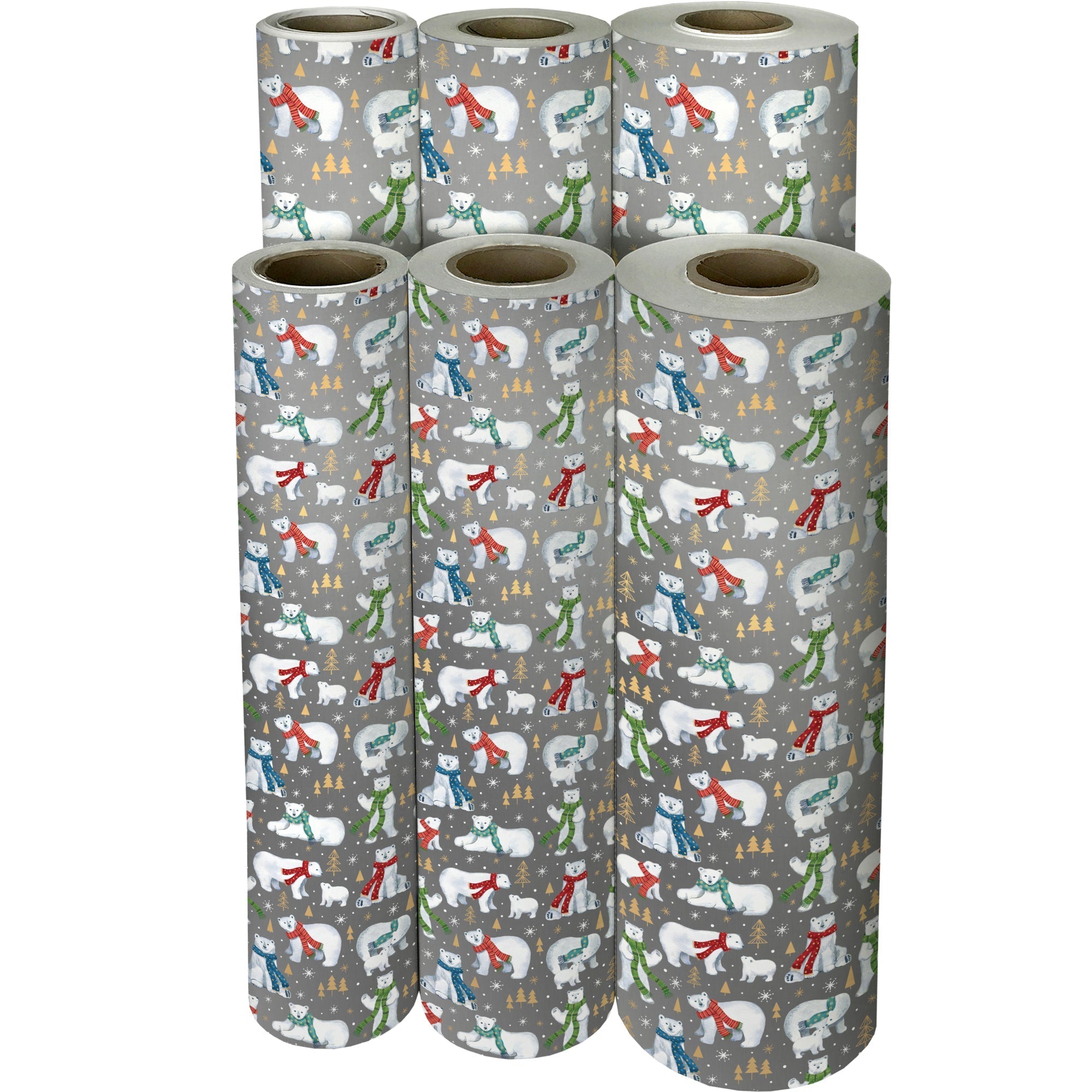 Winter Bear Christmas Gift Wrap