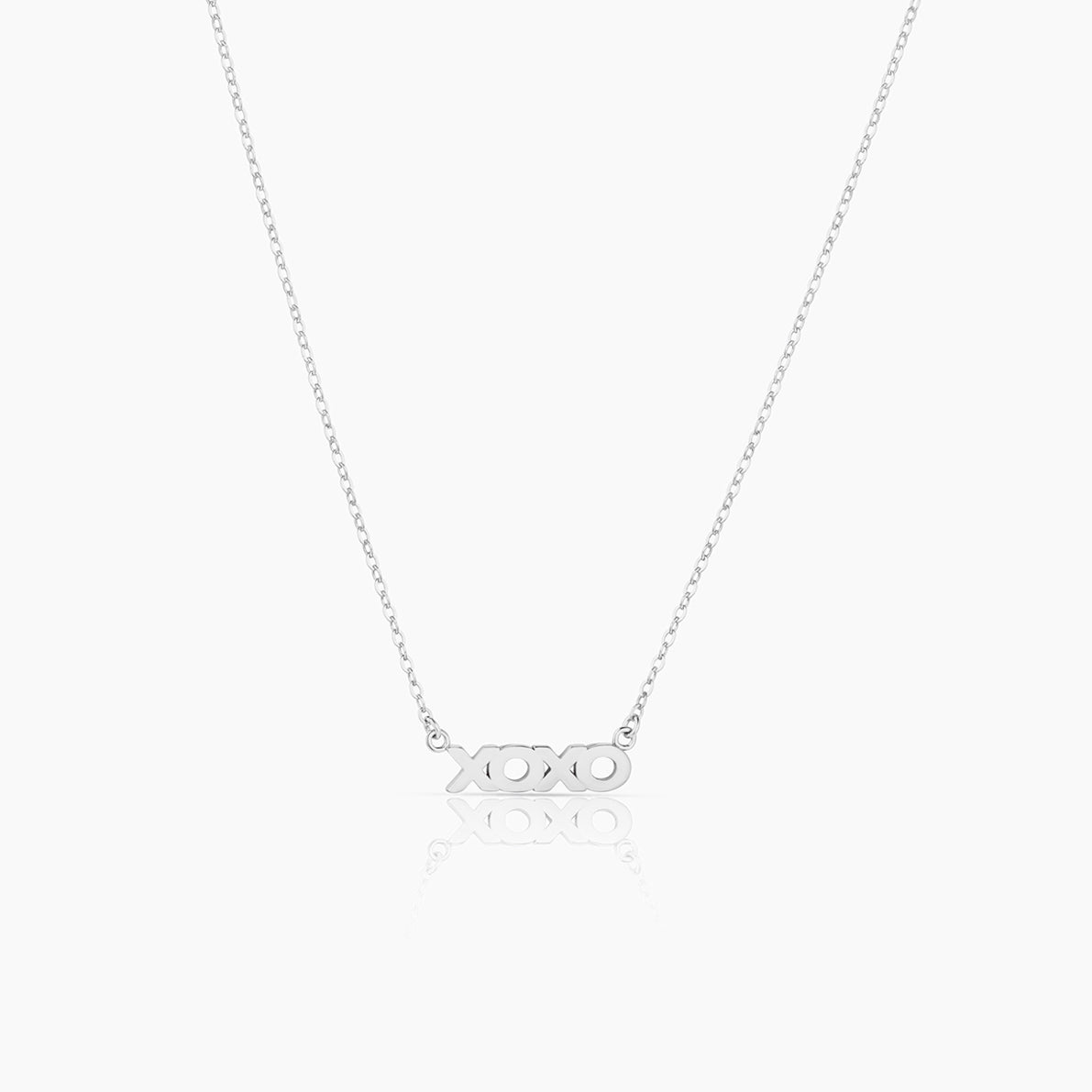 Xoxo Script Necklace