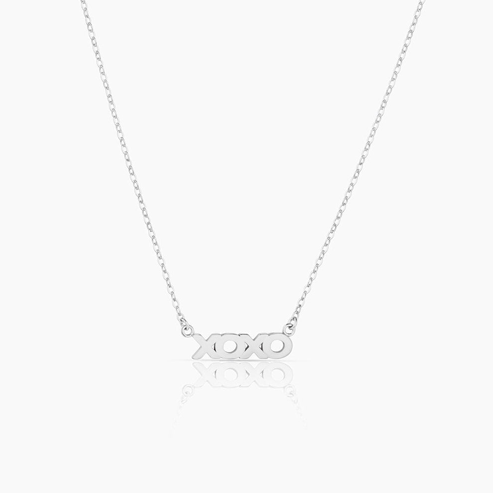Xoxo Script Necklace