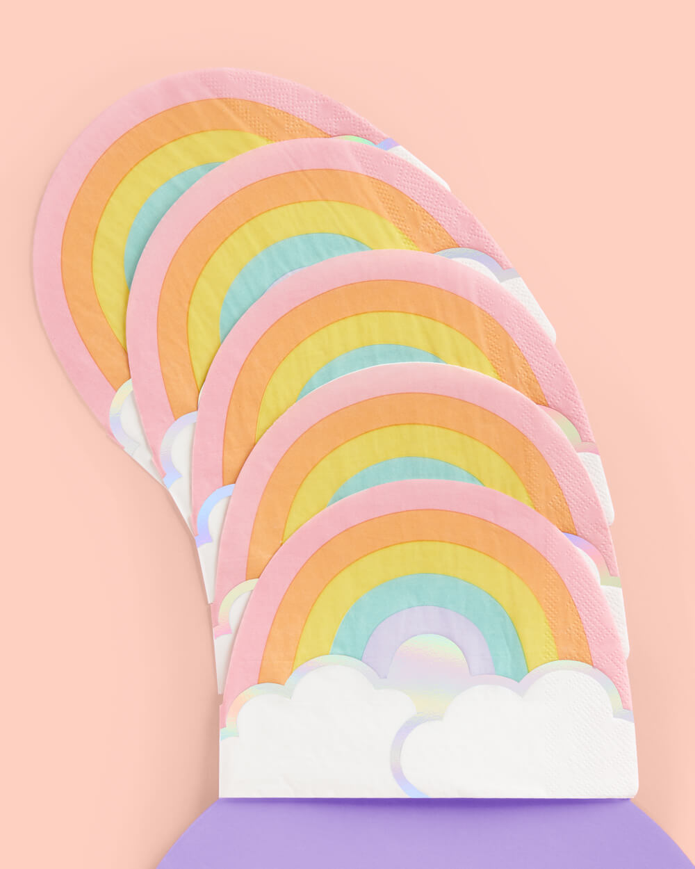 Rainbow Napkins - 25 Foil Napkins