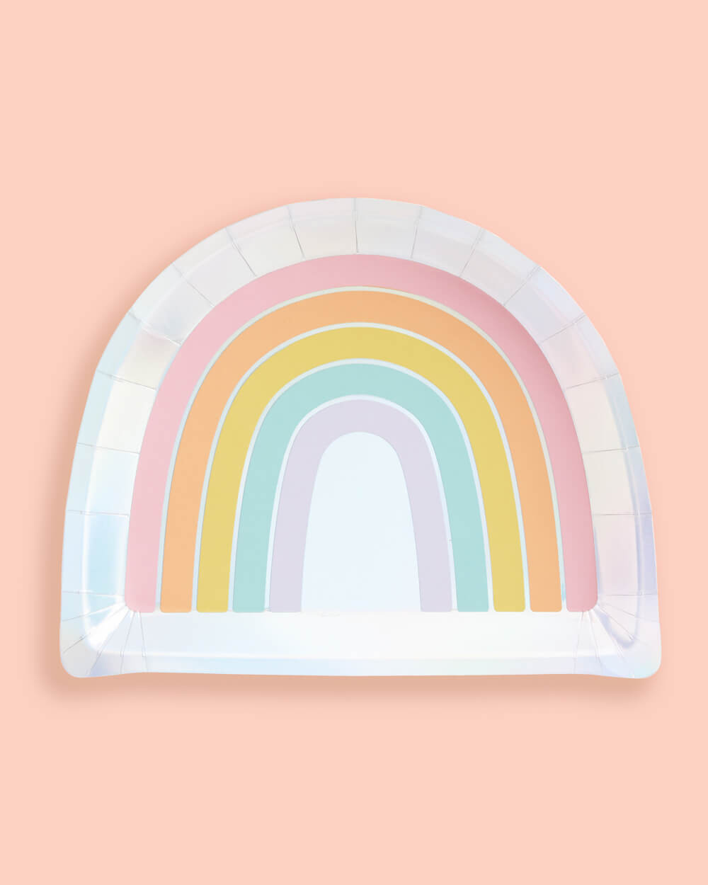 Rainbow Plates - 25 Paper Plates