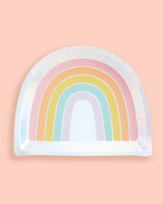 Rainbow Plates - 25 Paper Plates