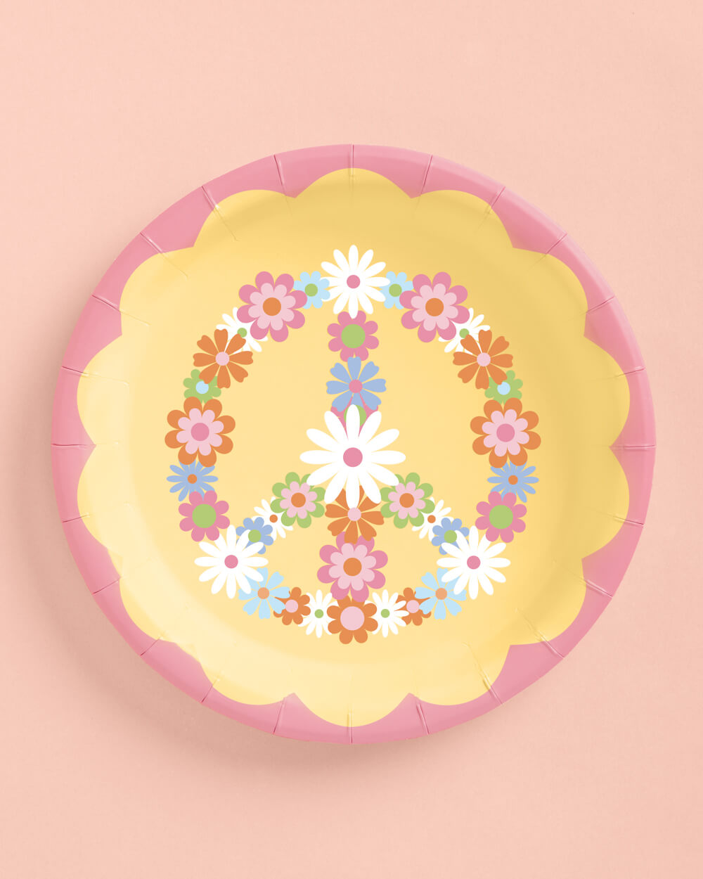 Groovy Plates - 24 Paper Plates