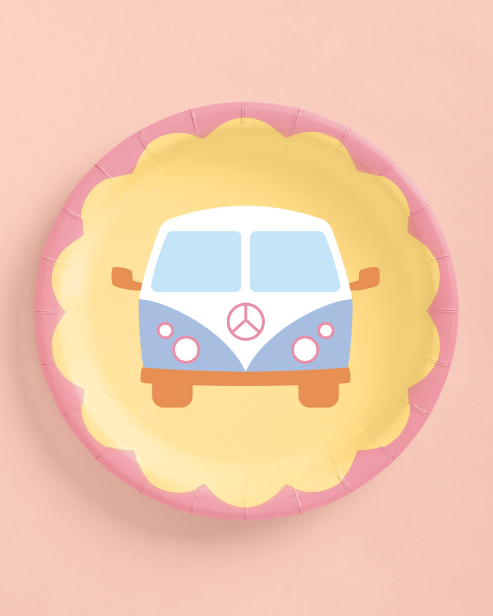 Groovy Plates - 24 Paper Plates