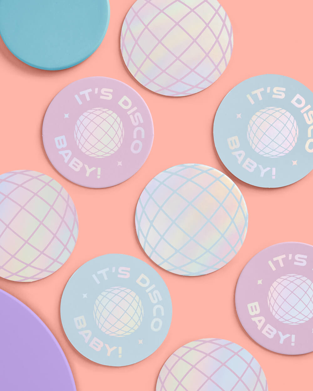 It's Disco, Baby! Coasters - 16 Paper Coasters