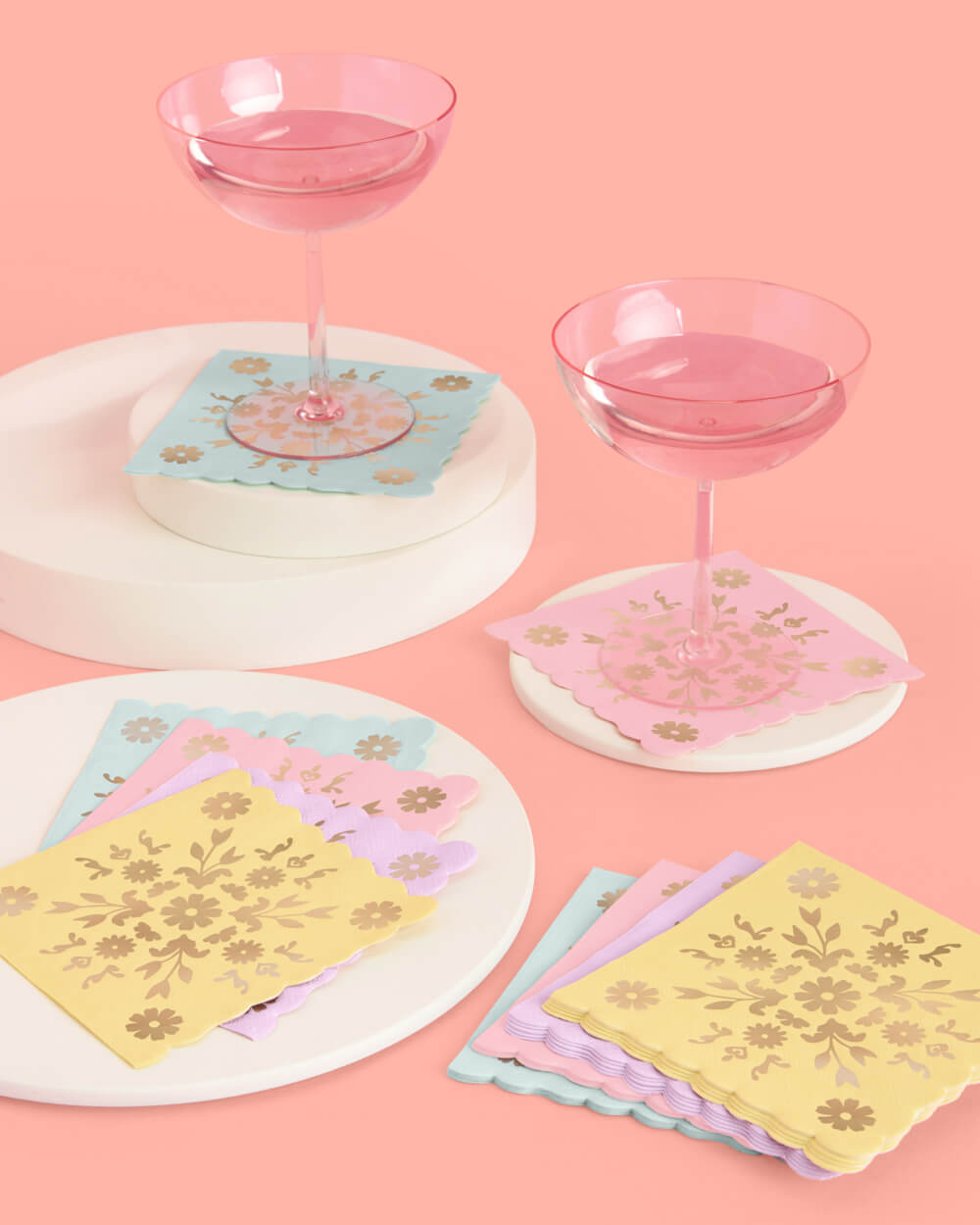 Tea Time Napkins - 24 Foil Napkins