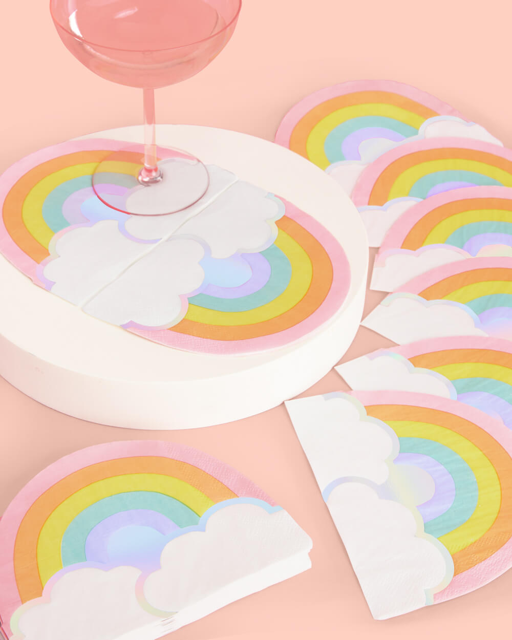 Rainbow Napkins - 25 Foil Napkins