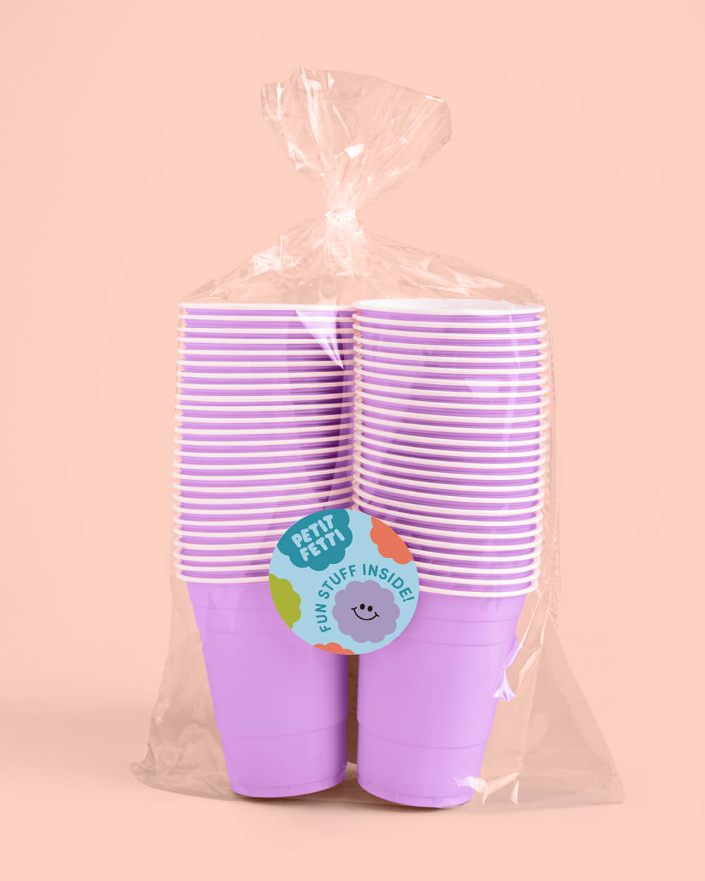 Purple Party Cups - 50 Matte 16 Oz Cups