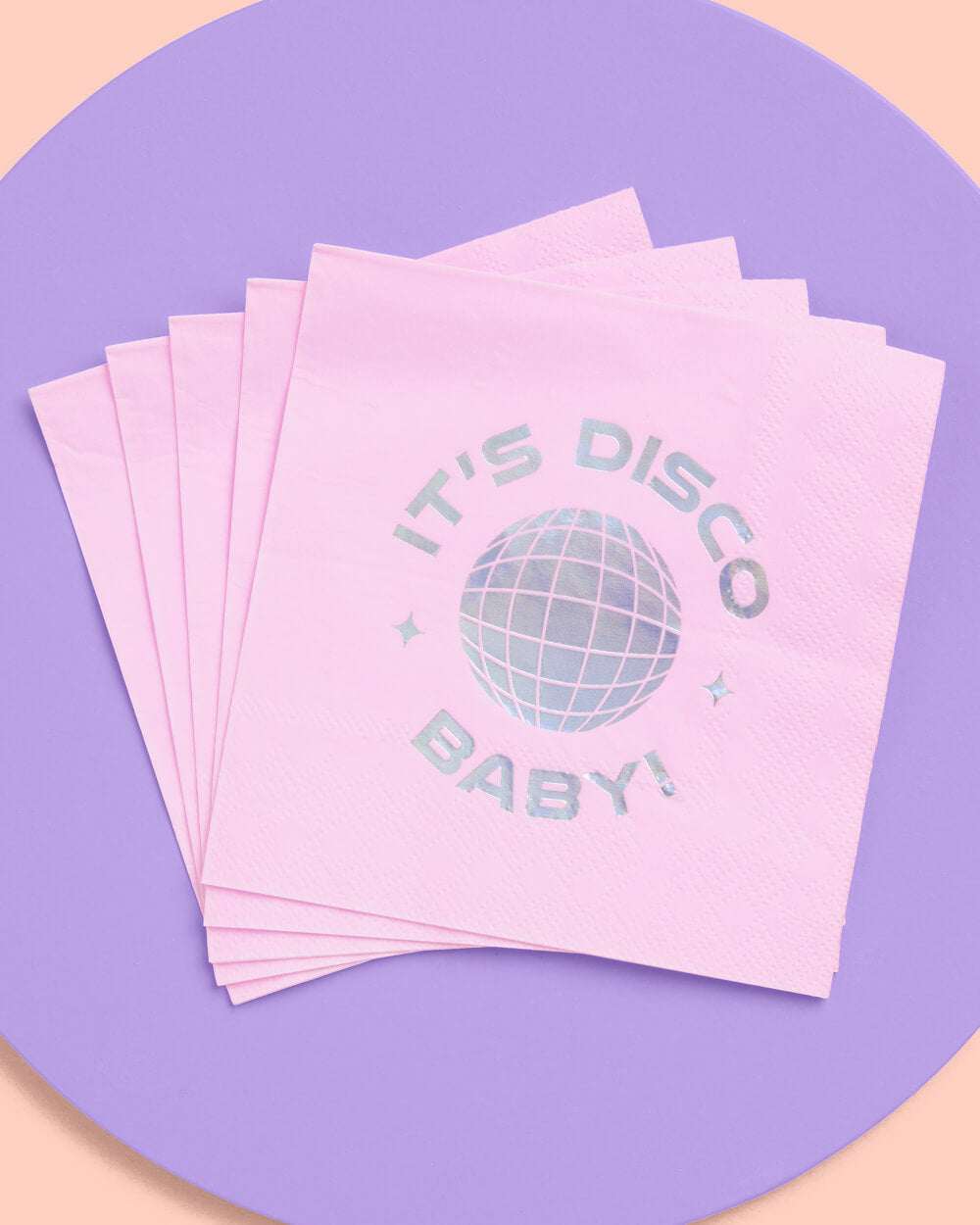 It's Disco, Baby! Napkin - 25 Foil Napkins