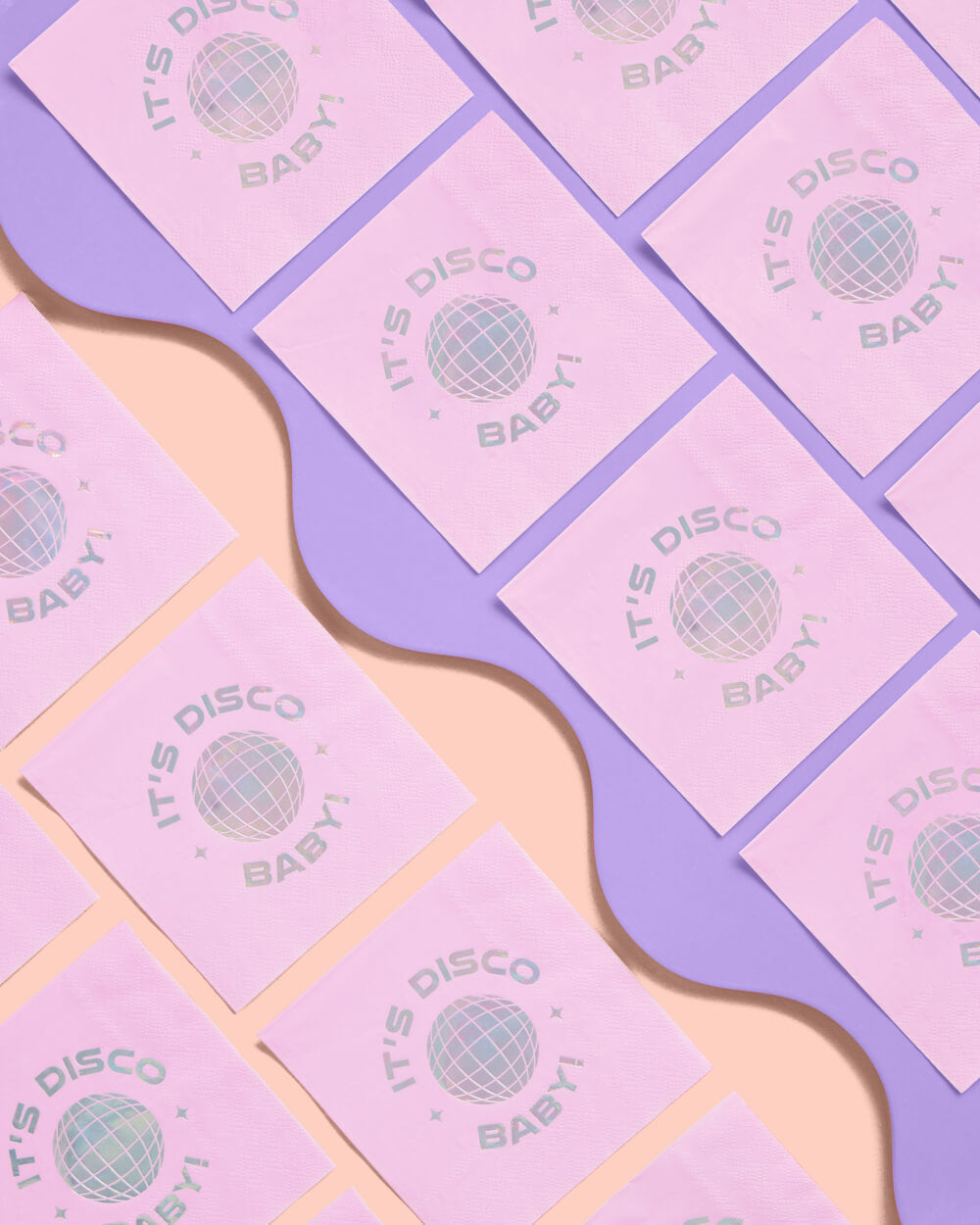 It's Disco, Baby! Napkin - 25 Foil Napkins